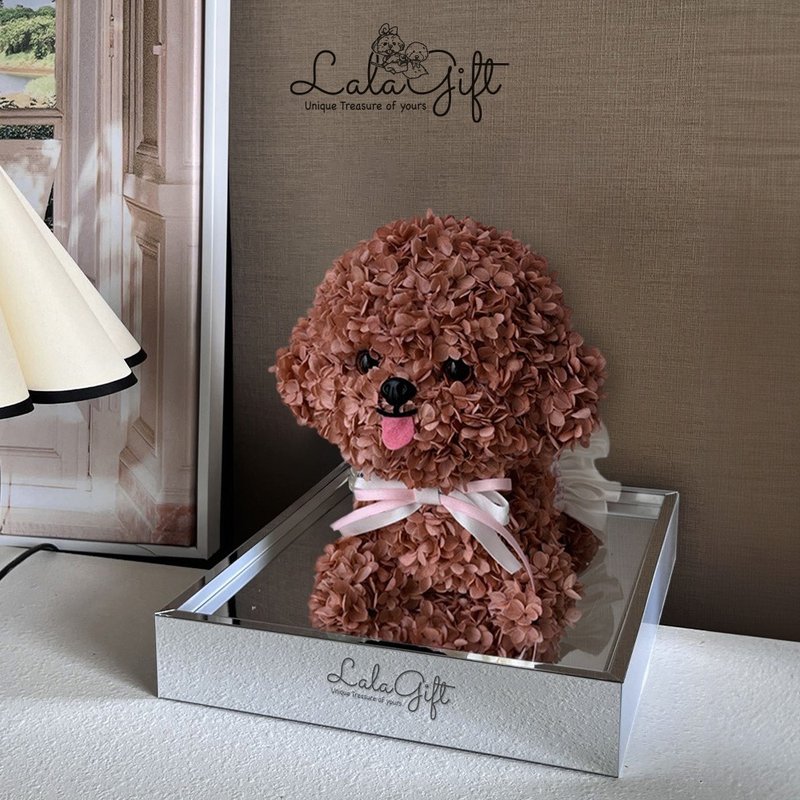 永生花 / 贵妇犬 / 永生花公仔 - 干燥花/捧花 - 其他材质 多色
