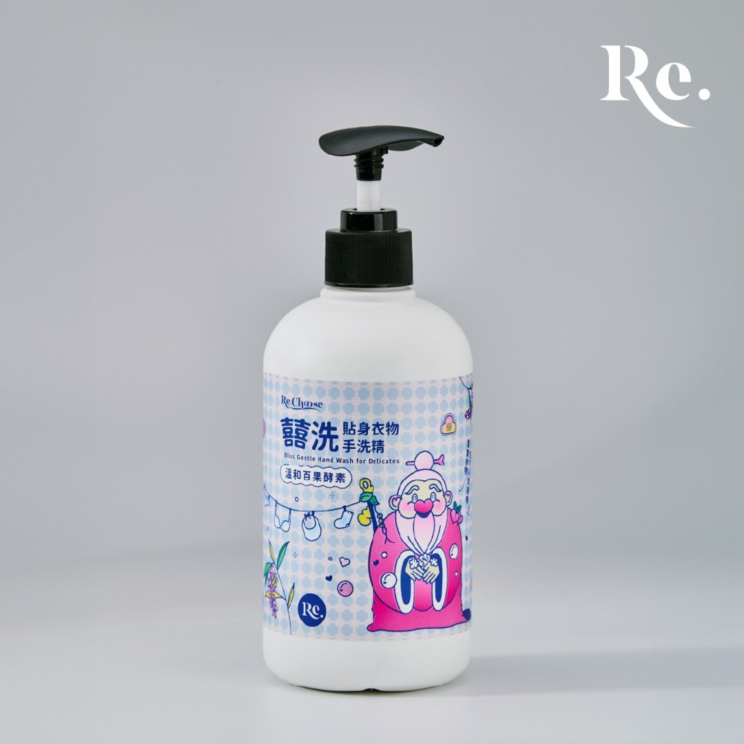 【温和百果酵素】囍洗贴身衣物手洗精 500ml - 衣物清洁 - 塑料 白色