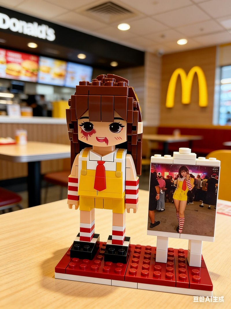 砌忆积木人像公仔 经典像素风定制化礼物 - 木工/竹艺/纸艺 - 木头 多色