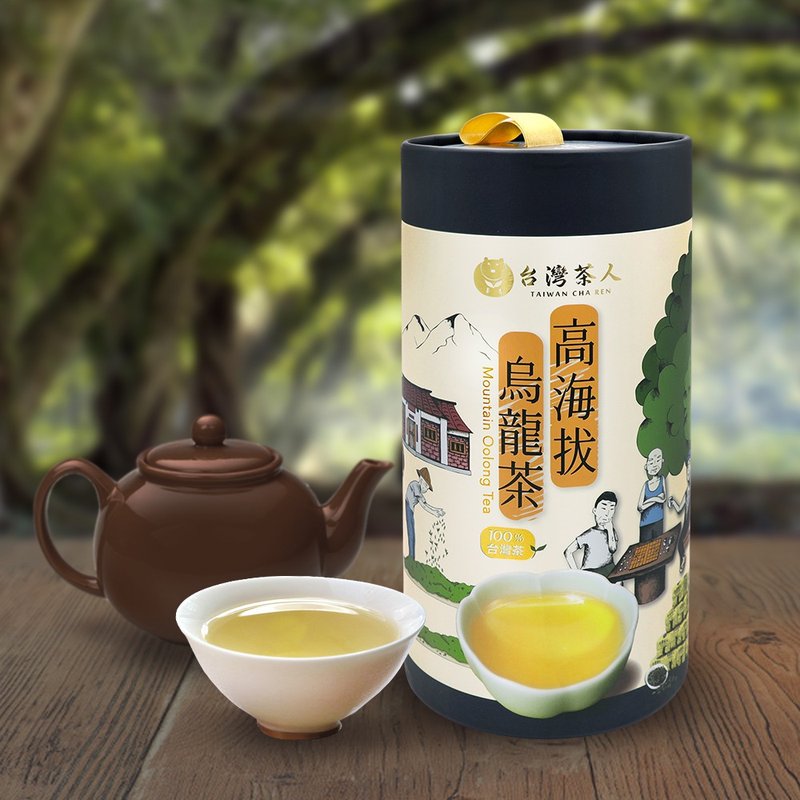 【交换礼物】 100%台湾茶│高海拔乌龙茶(50gx10入) - 茶 - 其他材质 金色