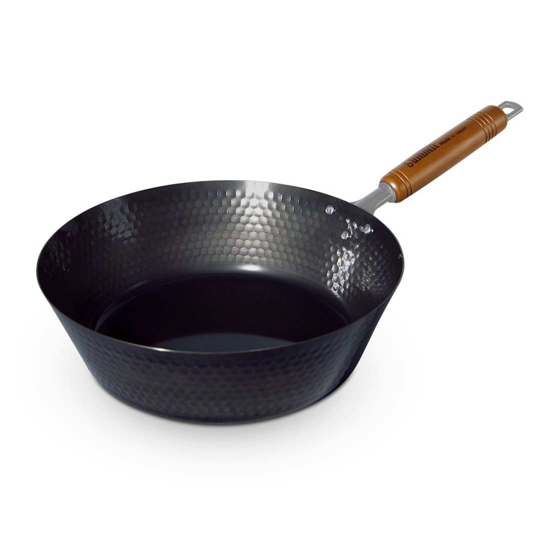 日本Summit-日本制铁流 槌目深型煎锅 28cm/ 930g - 厨房用具 - 其他金属 