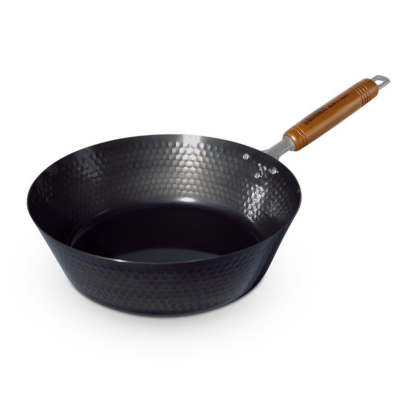 日本Summit-日本制铁流 槌目深型煎锅 28cm/ 930g - 厨房用具 - 其他金属 