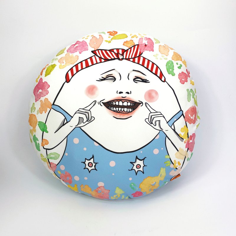 抱枕- 微笑蛋宝 - 枕头/抱枕 - 其他材质 白色