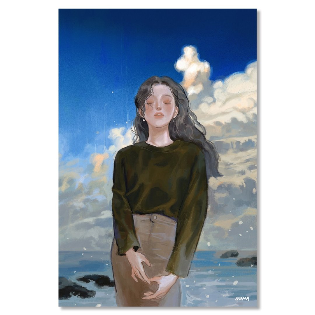 明信片 / 如浪般袭来 / NOMA - 卡片/明信片 - 纸 