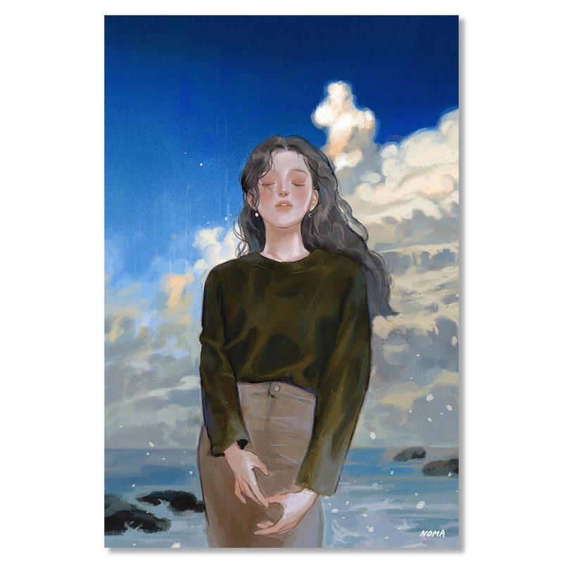 明信片 / 如浪般袭来 / NOMA - 卡片/明信片 - 纸 