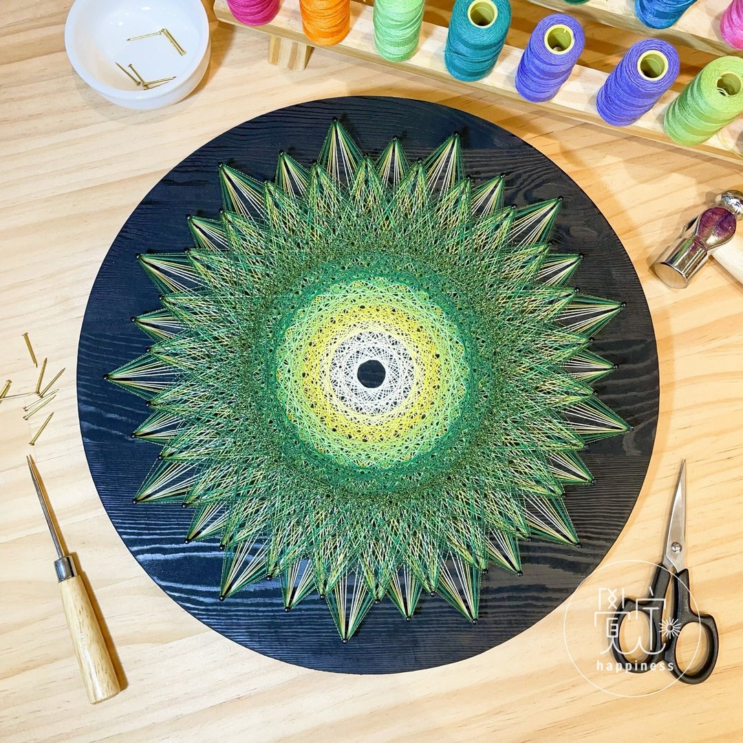 Stringart 艺术作品 - 摆饰 - 其他材质 多色