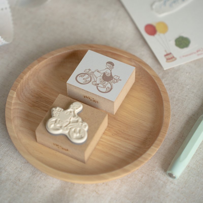 Kitty 邮戳 橡皮章 - 印章/印台 - 橡胶 