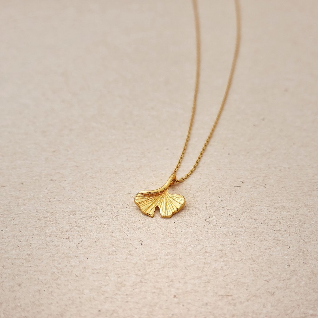 Ginkgo | 银杏项链 - 项链 - 纯银 