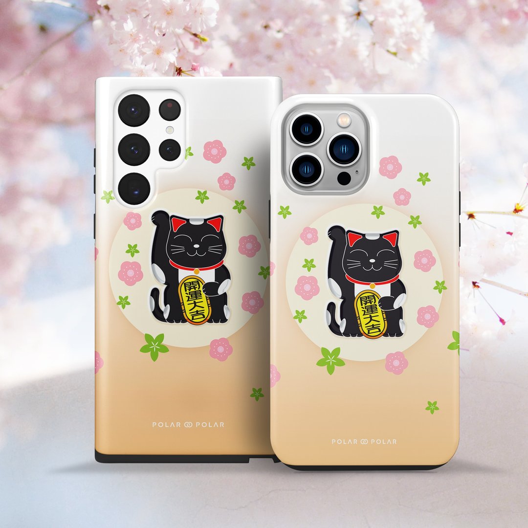 开运招财猫 iPhone 17/16/15/14 MagSafe 手机壳 - 手机壳/手机套 - 塑料 