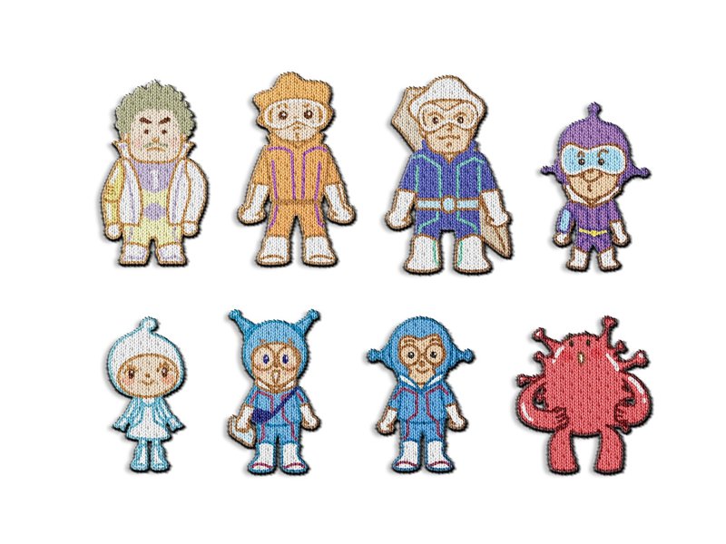 【2022疫情有蓝天】角色贴布绣(共八款) - 其他 - 其他材质 