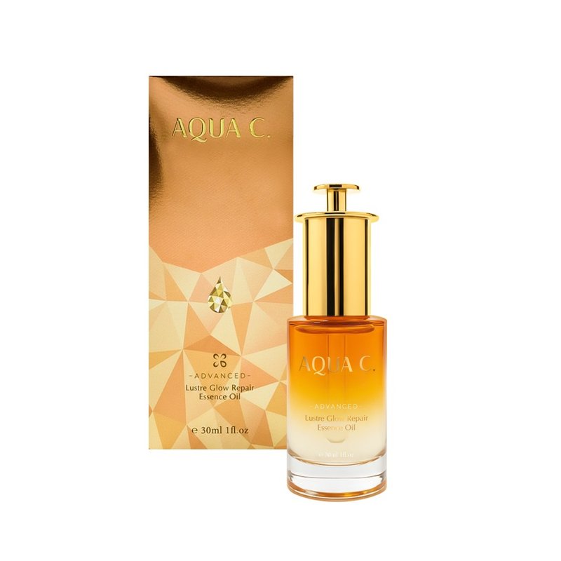 AQUA C.花漾皙 琉光修护精华油 30ml - 精华液/安瓶 - 纸 