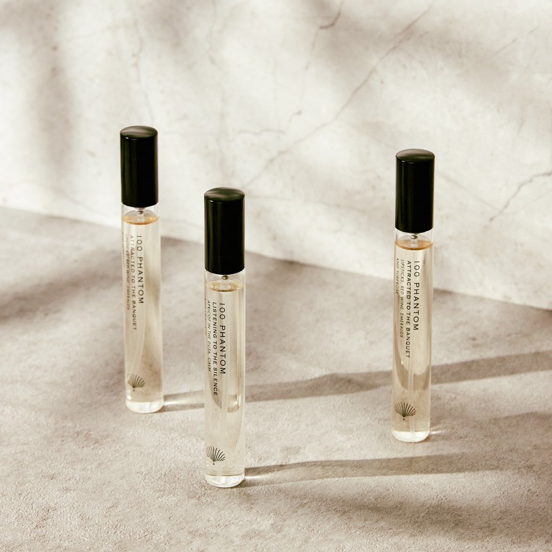 100 PHANTOM - 晚宴香玉旅行淡香精 - 10ml - 花香调 香水 香氛 - 香水/香膏 - 玻璃 绿色