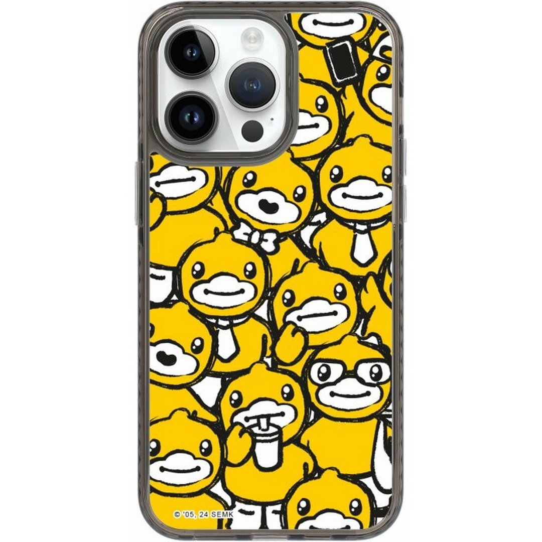 小黄鸭一家 iPhone16 Samsung S25 气垫标准防摔镜面手机壳 - 手机壳/手机套 - 塑料 多色