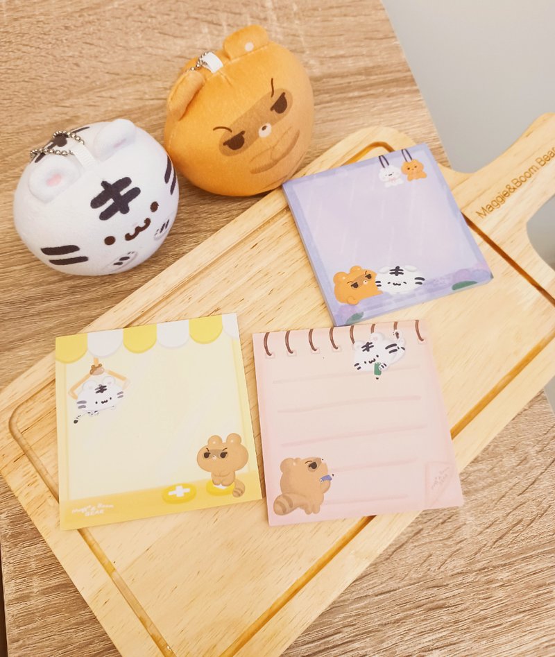 特价 N次贴 美吉熊爆爆熊 便条纸 笔记 备忘录 文具 考试 办 - 便条纸/标签贴 - 纸 多色