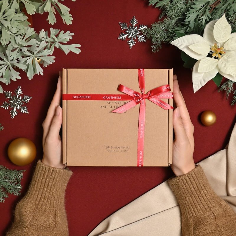 暖心伴手礼【暖姜黑糖锅煮香料奶茶礼盒】DIY锅煮奶茶 - 茶 - 新鲜食材 卡其色