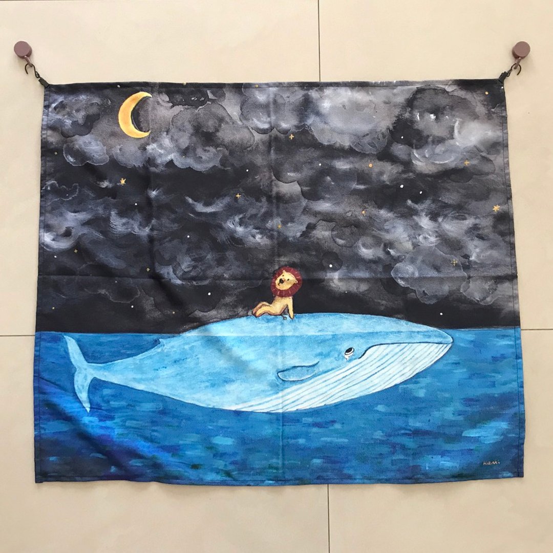 kami插画挂布 - 门帘/门牌 - 聚酯纤维 