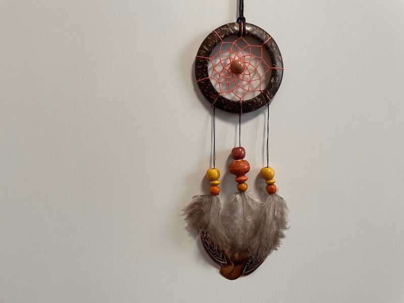 捕梦网//挂饰//木圈//民族风//橙褐 - 摆饰 - 其他材质 多色