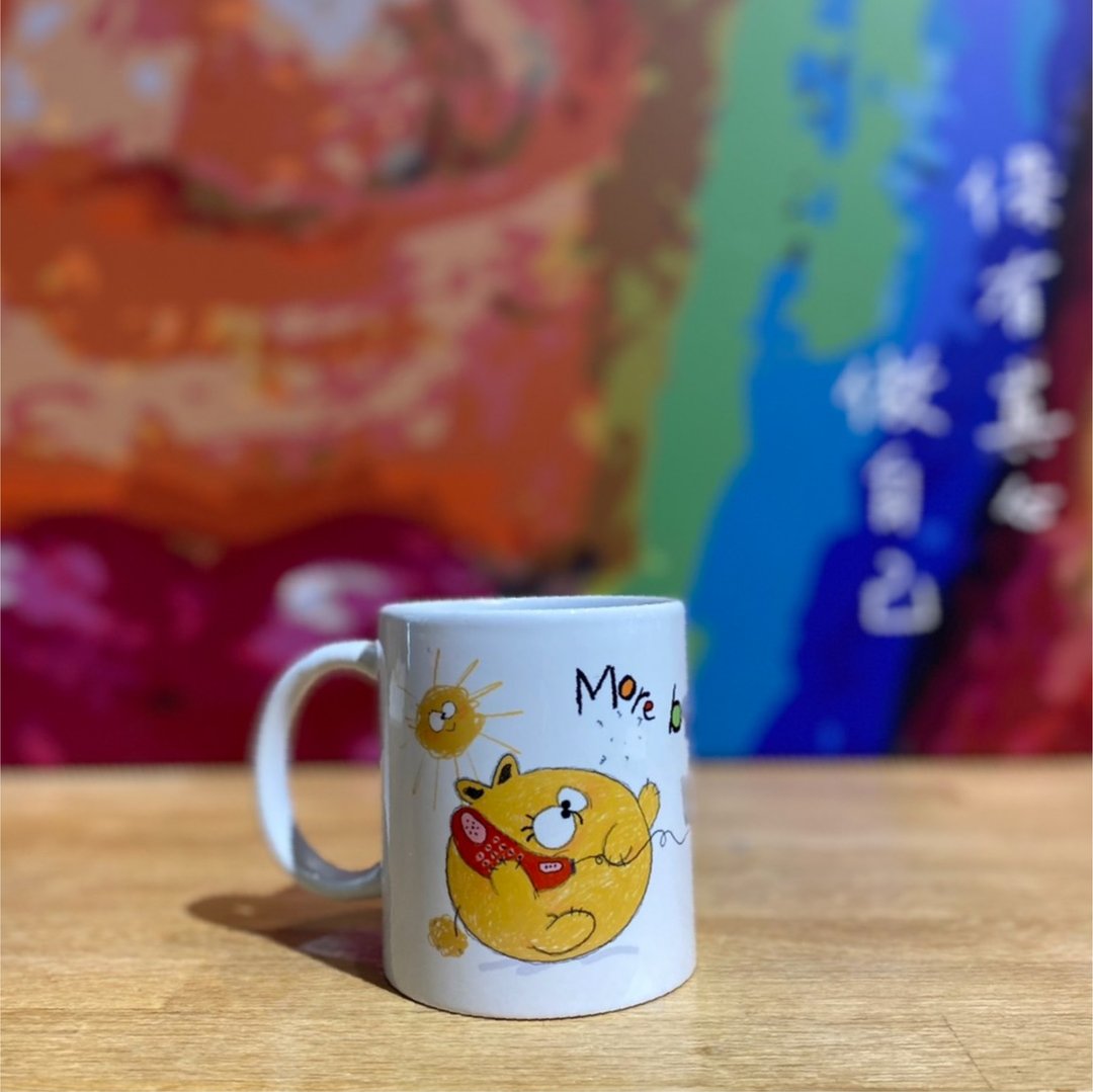 【马克杯&陶瓷杯垫组】讲得太多 讲得太少 - 其他杯子 - 瓷 白色