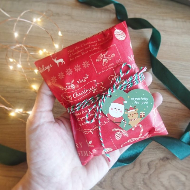 加购商品 - Pure纯粹手工皂-1入圣诞包装 - 肥皂/手工皂 - 纸 红色