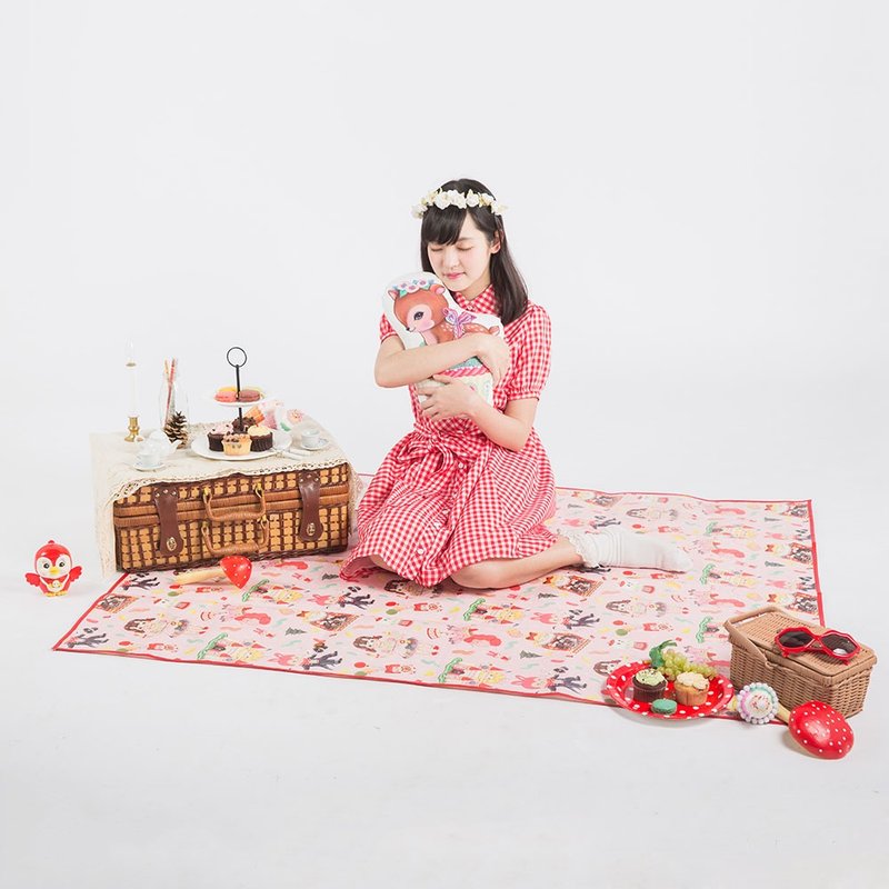 奇趣游园地 野餐垫 Fun Park Picnic Mat - 野餐垫 - 防水材质 红色