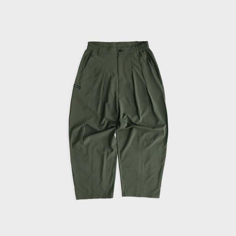DYCTEAM - Full length tapered pants (green) - 男士长裤 - 其他材质 绿色