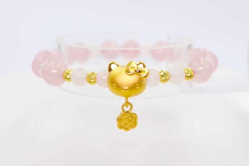 宝丽金珠宝-天然黄金造型手链 - 手链/手环 - 24k 金 