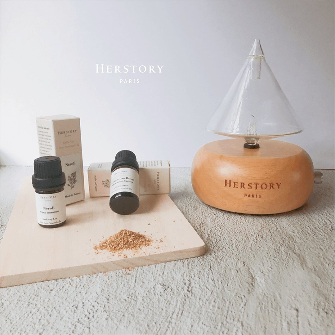 【HERSTORY】超声波震荡扩香仪 Aroma Diffuser - 香薰/精油/线香 - 玻璃 透明