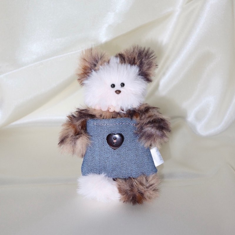 打工猫钥匙圈_Cafe de MEOW、巧克力星冰乐 - 钥匙链/钥匙包 - 其他材质 咖啡色