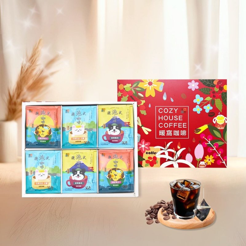 【暖窝咖啡】澎湃礼盒-浸泡咖啡 端午礼盒 (36入) - 咖啡 - 其他材质 咖啡色