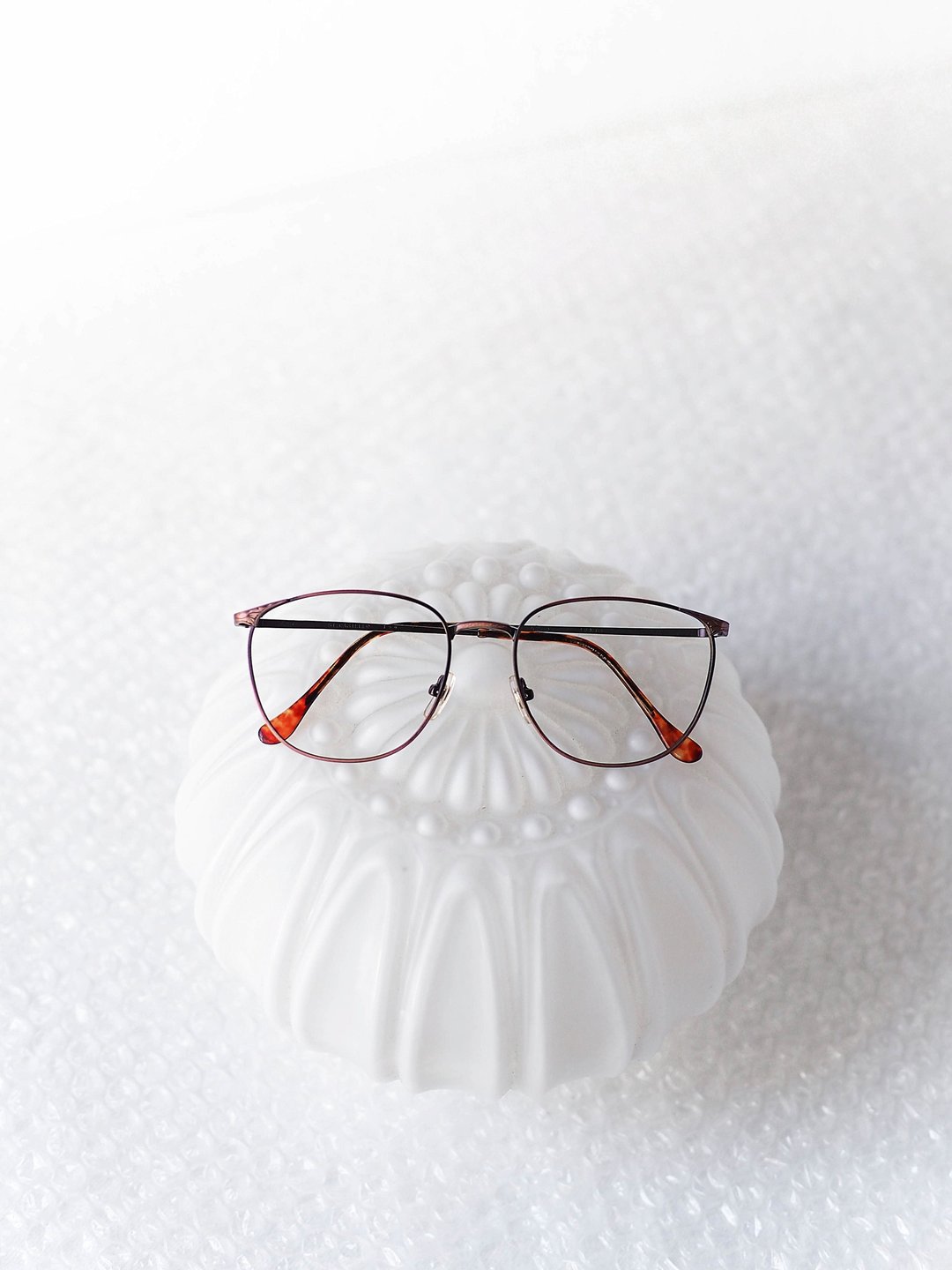 爱知酒红书卷文艺恋爱季节 金丝雕花镜方框眼镜Japan/glasses - 眼镜/眼镜框 - 其他金属 红色