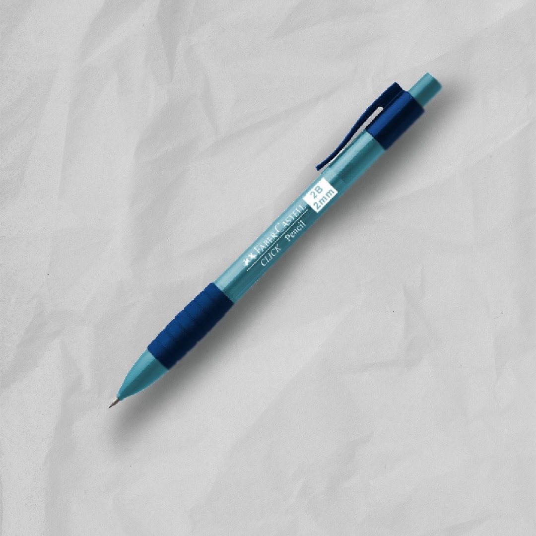 Faber-Castell 2.0mm 2B 自动铅笔-蓝-5入 (原厂正货) - 铅笔/自动铅笔 - 其他材质 蓝色