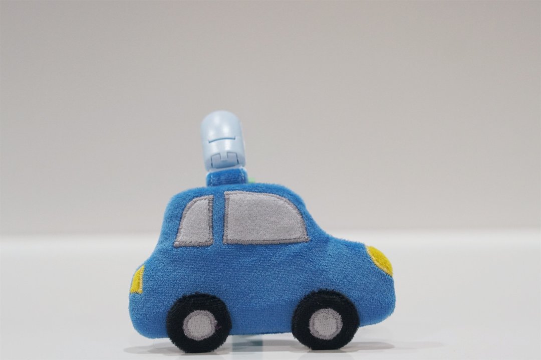 Bucute侧面车车护身符.御守套.平安符袋/宝宝专用/手工制作/弥月 - 满月礼盒 - 聚酯纤维 蓝色