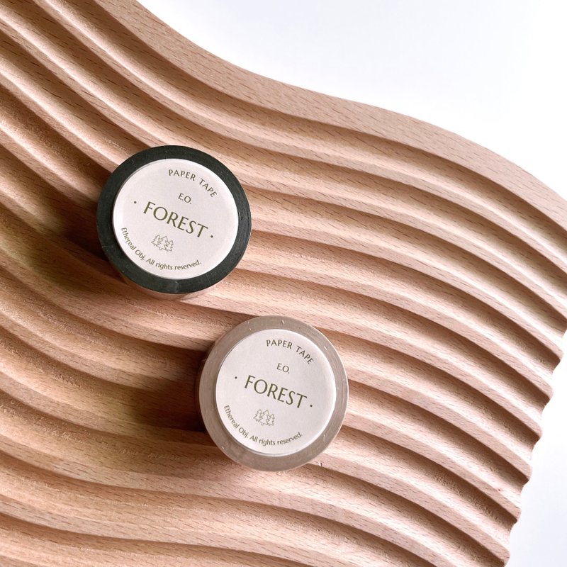 Forest_缎带纸胶 - 纸胶带 - 纸 绿色