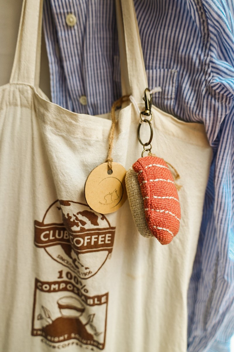 鲑鱼握寿司 Salmon nigirisushi 猫玩具 吊饰 家饰 儿童玩具 日料 - 玩具 - 其他材质 多色