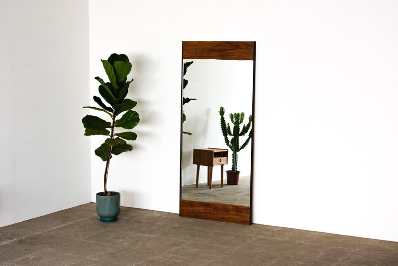 木岛BOKTO || 相思木 || 自然落地镜 全身镜 穿衣镜 立镜 镜子 - 彩妆刷具/镜子/梳子 - 木头 