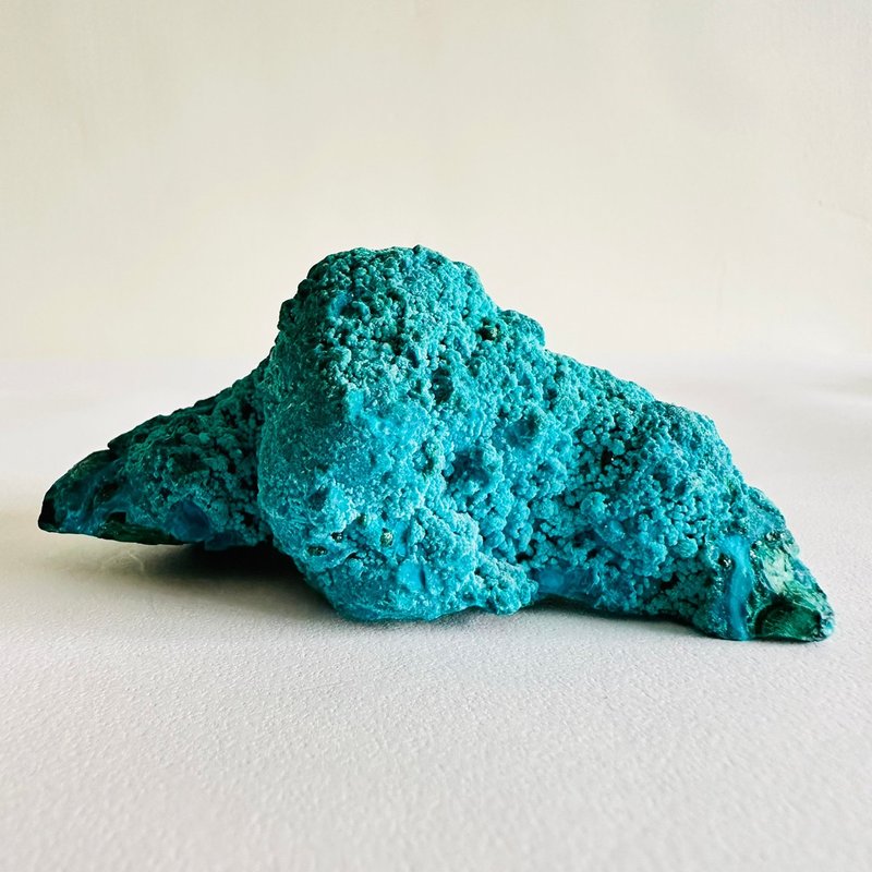 硅孔雀石 凤凰石 橘8号 原矿矿标 宝石收藏 心想事成 灵性提升 - 摆饰 - 其他材质 蓝色