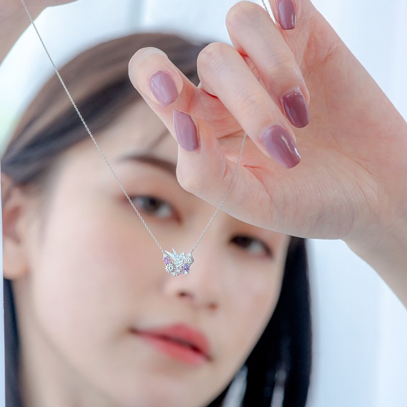 京华钻石 迪士尼 奇妙仙子Tinker Bell 10K 天然钻石 钻石项链 - 项链 - 钻石 