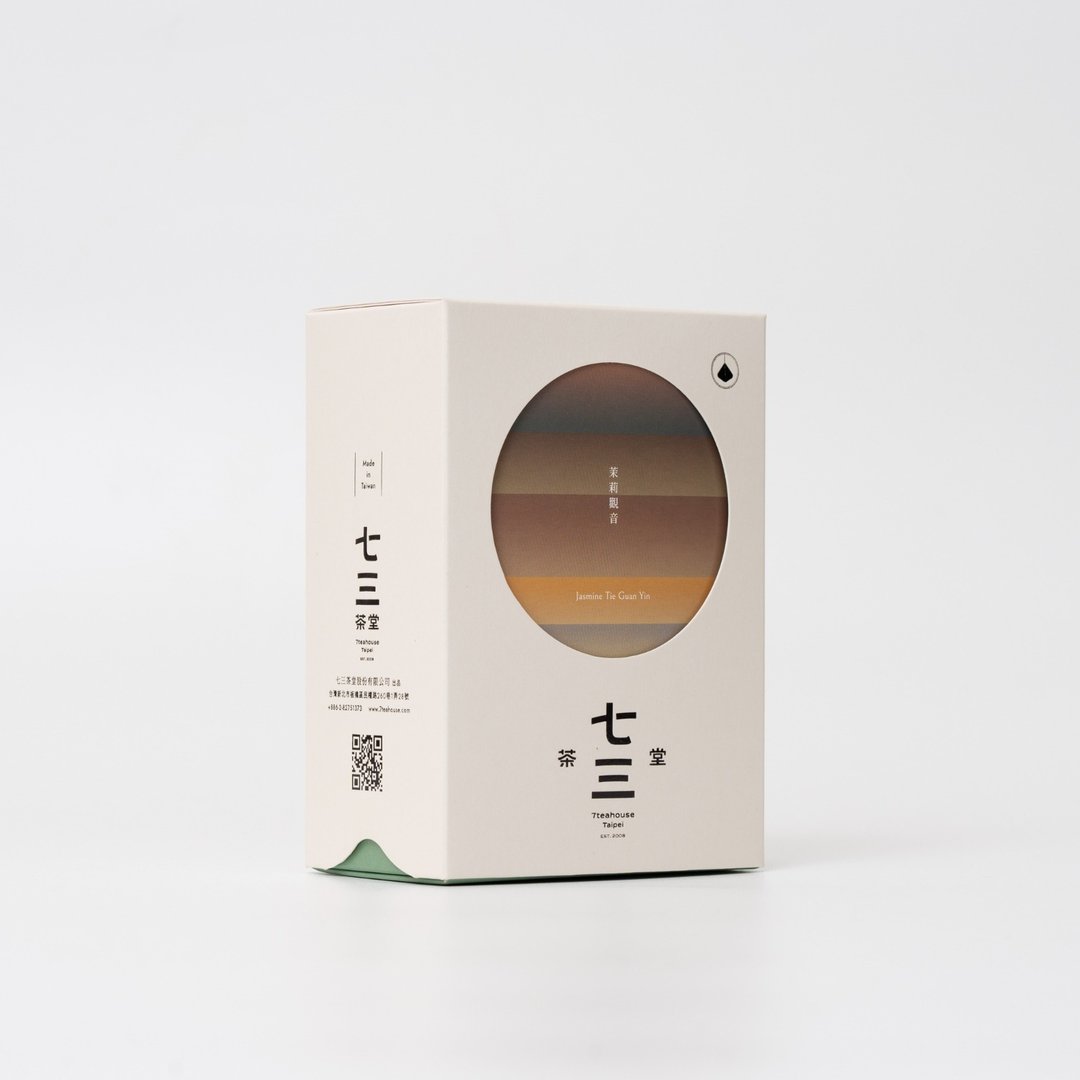 七三茶堂 立体茶包丨茉莉观音 8单入–精装盒 - 茶 - 纸 白色
