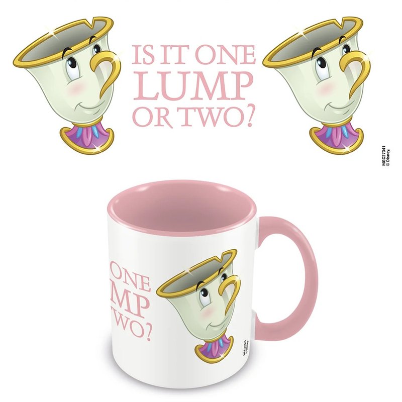 【迪士尼】美女与野兽 阿奇有色内里马克杯/Beauty and the Beast - 咖啡杯/马克杯 - 陶 多色