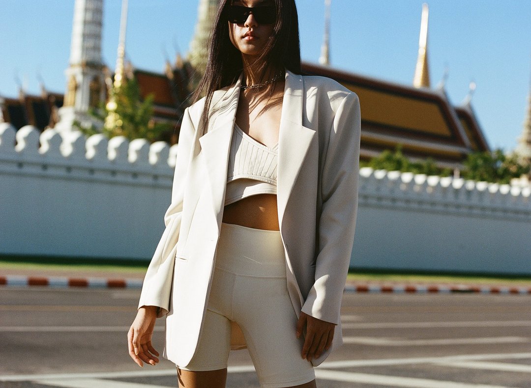 PASOM - 米白西装外套 (Beige Nuan Blazer) - 女装西装外套/风衣 - 其他材质 卡其色