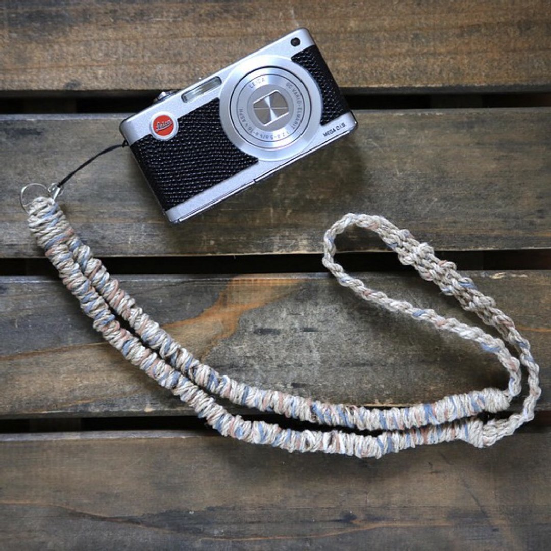 MIX linen neck strap / earth color - 挂绳/吊绳 - 棉 卡其色