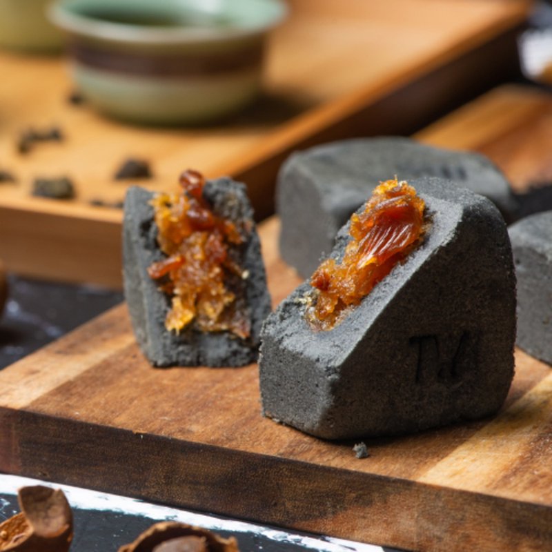 黑金桂圆酥礼盒 8入 - 零食/点心 - 其他材质 黑色