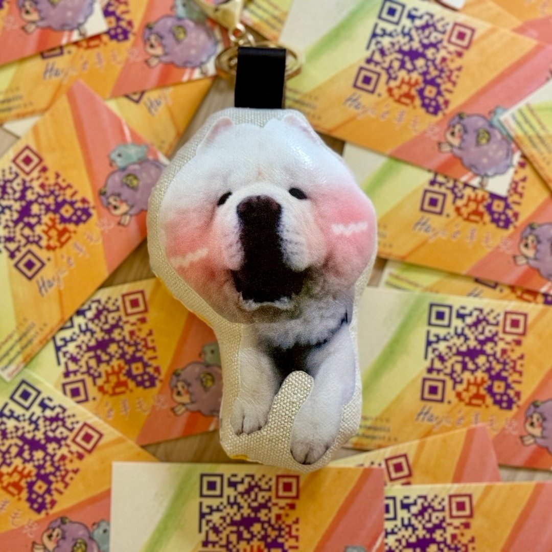 Hanju's羊毛儿。定制化钥匙圈 小孩/宠物 娃娃 三入/四入/六入 - 钥匙链/钥匙包 - 棉 多色