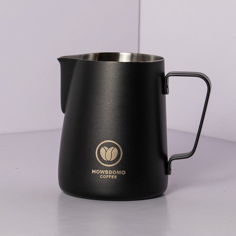 【好事多磨】尖嘴斜口拉花杯-350ml(黑) - 咖啡壶/周边 - 不锈钢 黑色