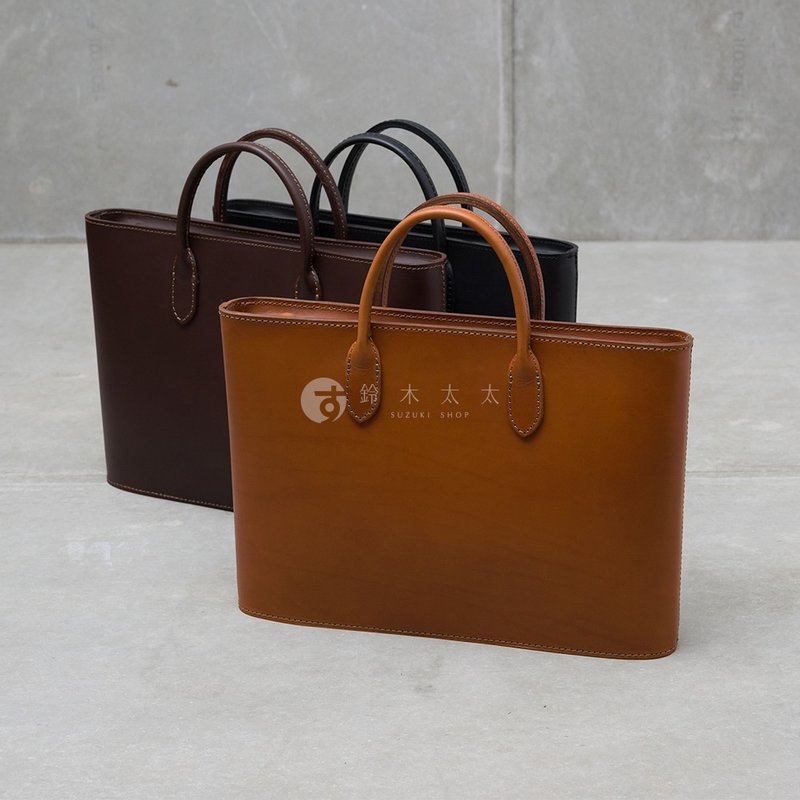 日本职人手作皮革Organ薄型公文包 G-90 - 公文包/医生包 - 其他材质 多色