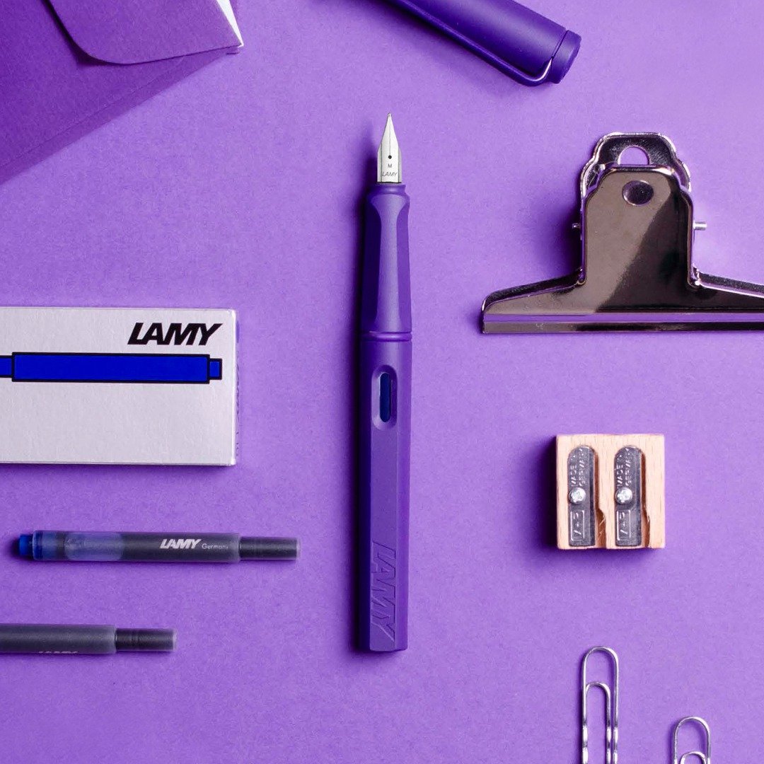 LAMY 七彩钢笔礼盒 / safari 狩猎者系列 - 紫罗兰 - 钢笔 - 塑料 紫色