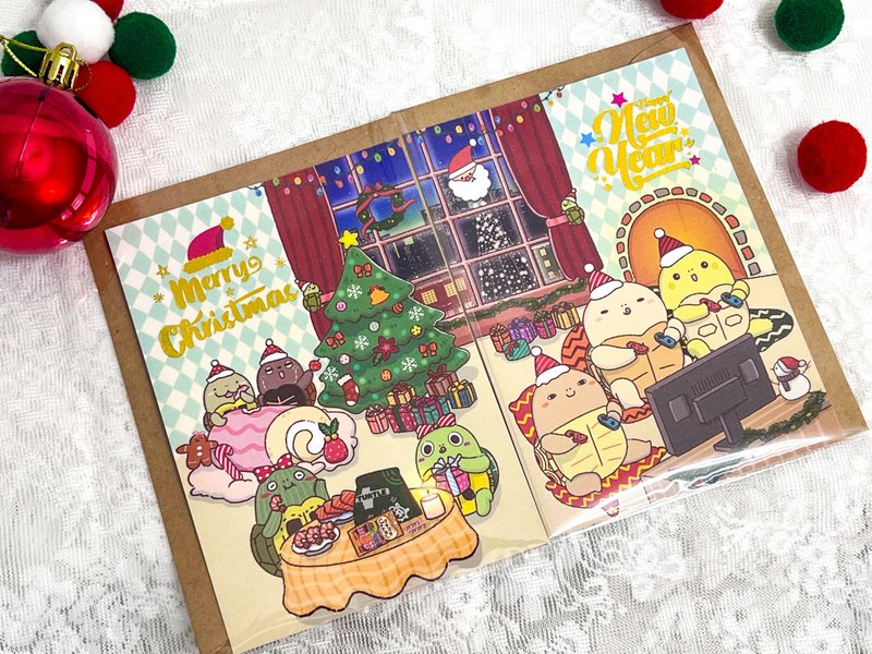 Little B 圣诞卡 - 卡片/明信片 - 纸 多色