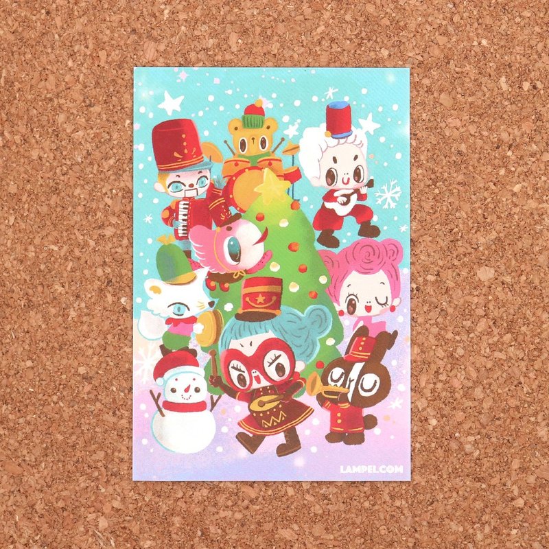 明信片Postcard   Christmas Parade - 苏飞伴你四季 - 卡片/明信片 - 纸 多色