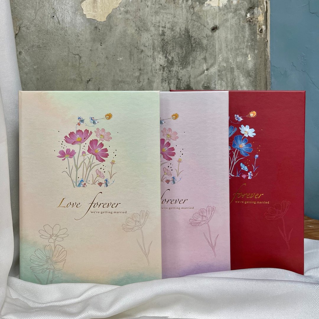 印印time 凡尔赛花园结婚书约夹/烫金/硬壳/童话风 - 婚礼誓言书 - 纸 