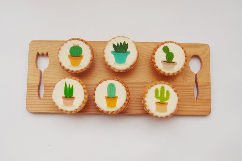 疗愈系多肉植物生奶酪塔【限台湾】 - 蛋糕/甜点 - 新鲜食材 